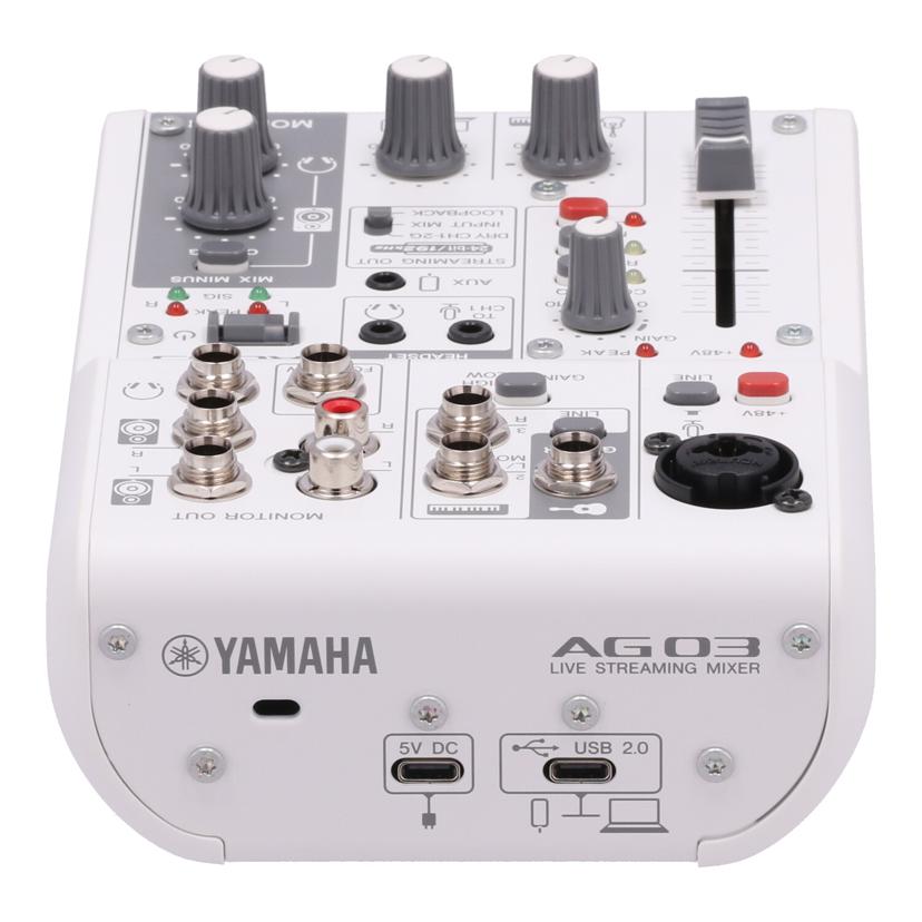 YAMAHA ヤマハ/ライブストリーミングミキサー/AG03MK2//21YGDH01059/Aランク/69