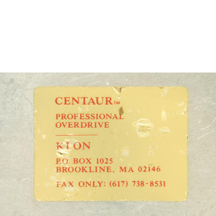 KLON クロン/オーバードライブ/CENTAUR Long Tail//451/ABランク/75