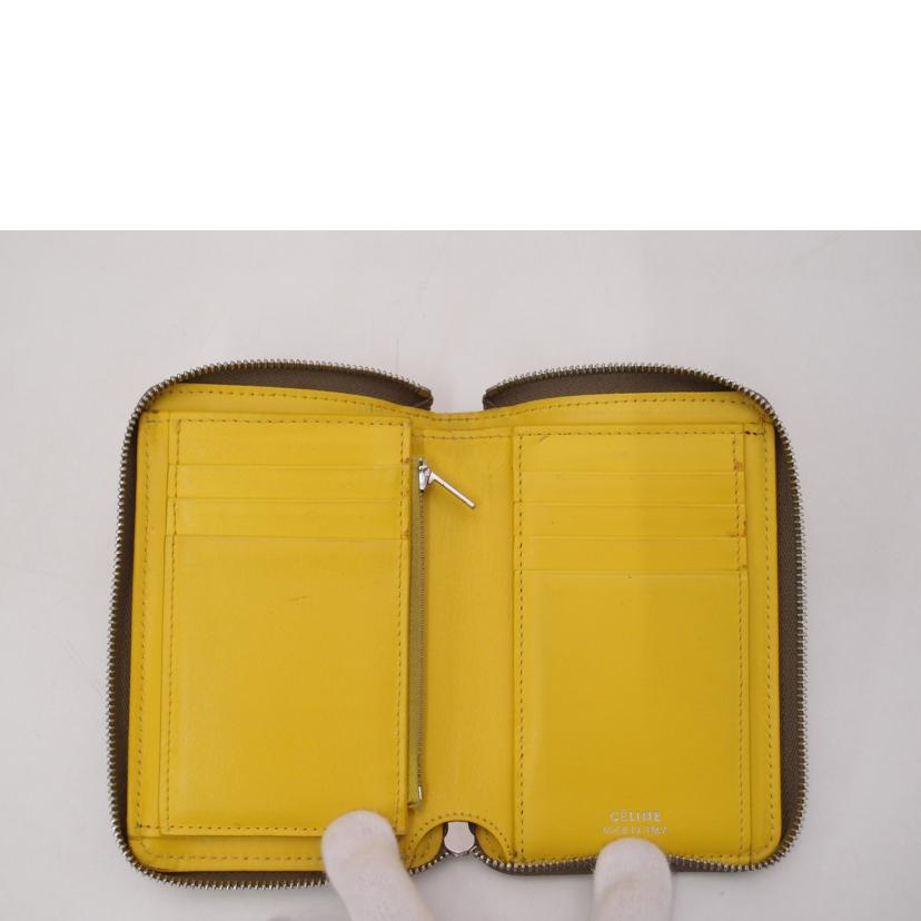 CELINE セリーヌ/コンパクト財布／グレージュ//GA4***/ABランク/69