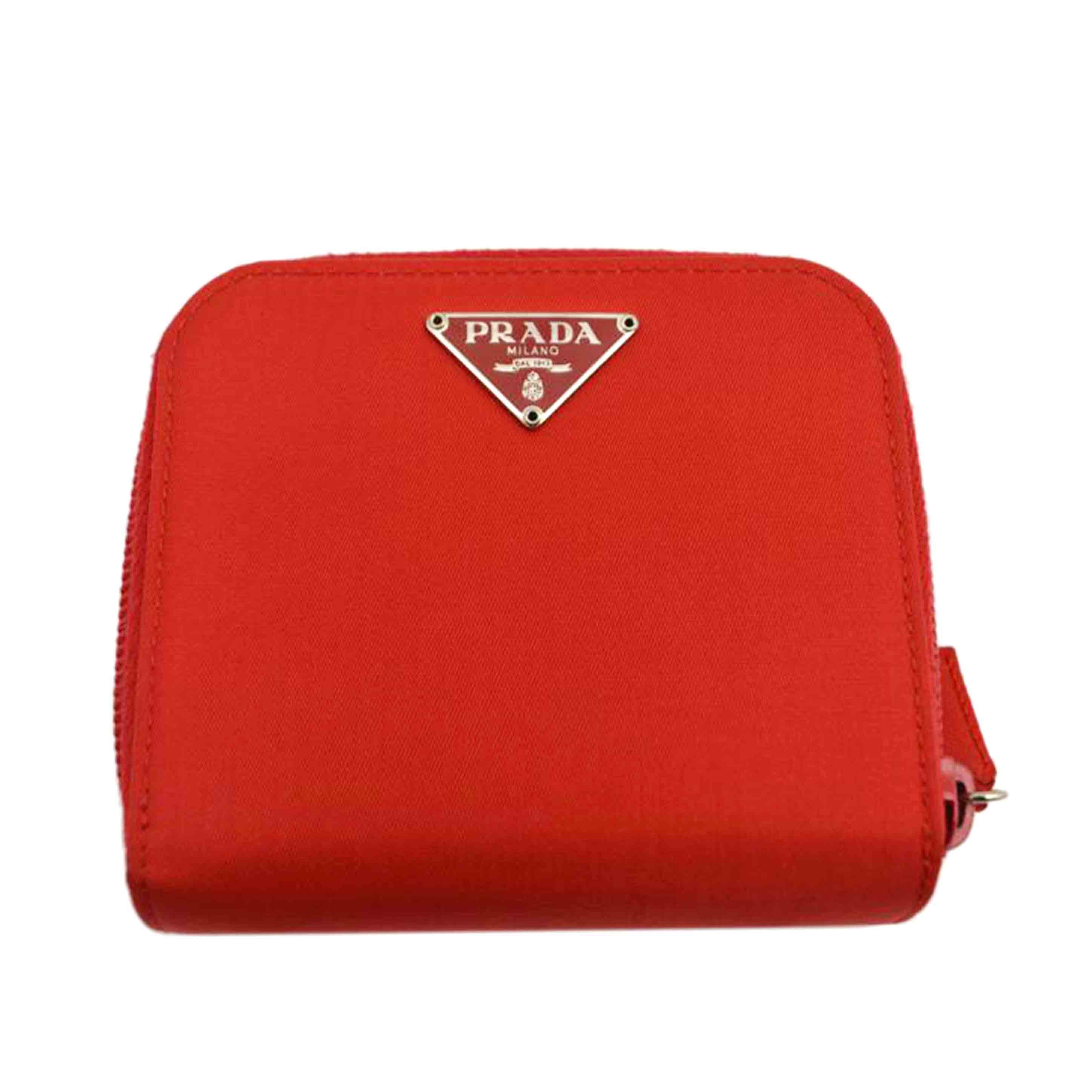 PRADA プラダ/テスートナイロンコンパクトジップ財布/1M0522//12/ABランク/89