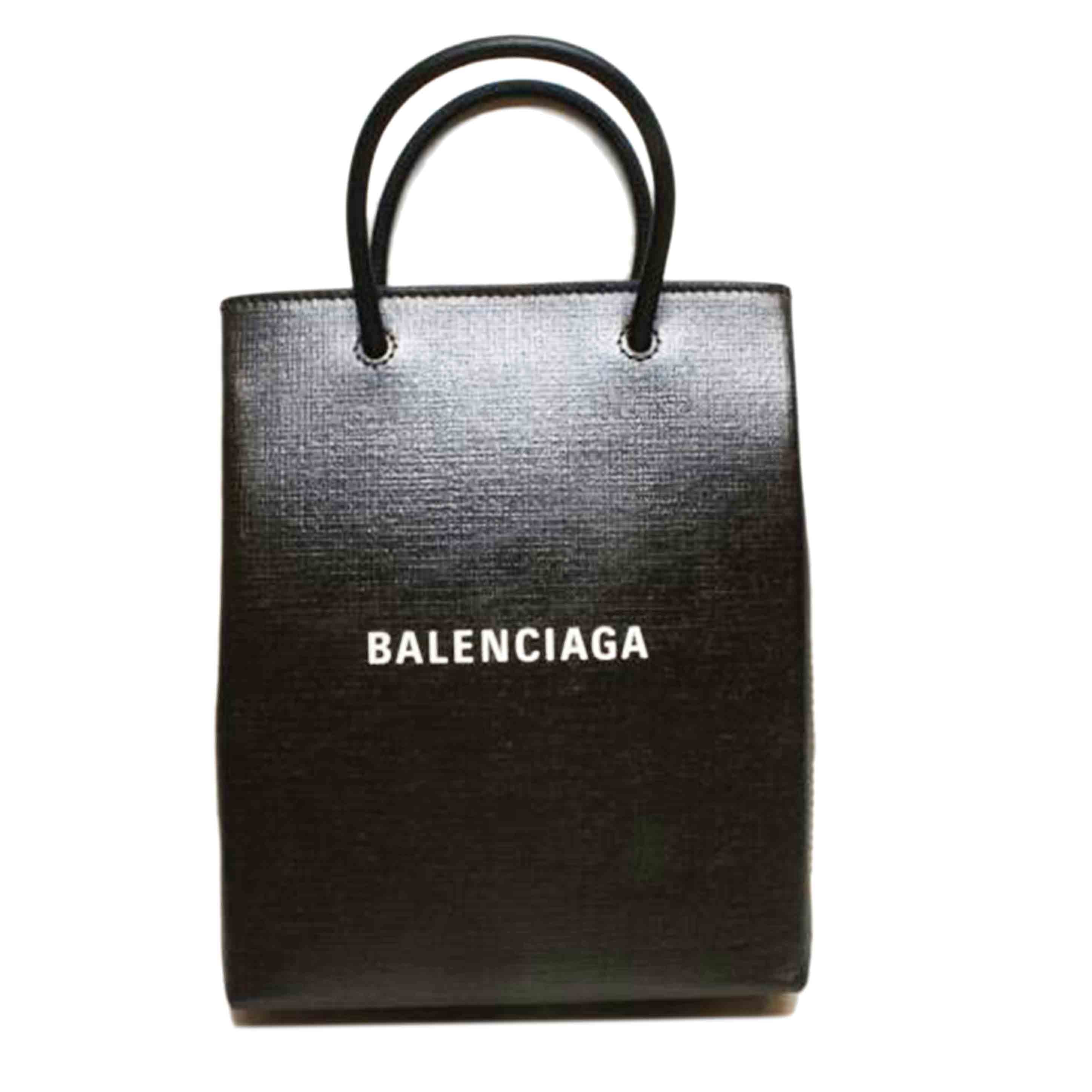 BALENCIAGA バレンシアガ/ショッピングフォンホールド2wayバッグ／ブラック/757776//139**********/Aランク/92