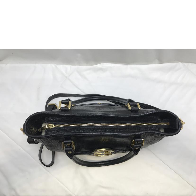 TORY BURCH トリーバーチ/2WAY ハンドバッグアマンダレザーブラック//ABランク/51