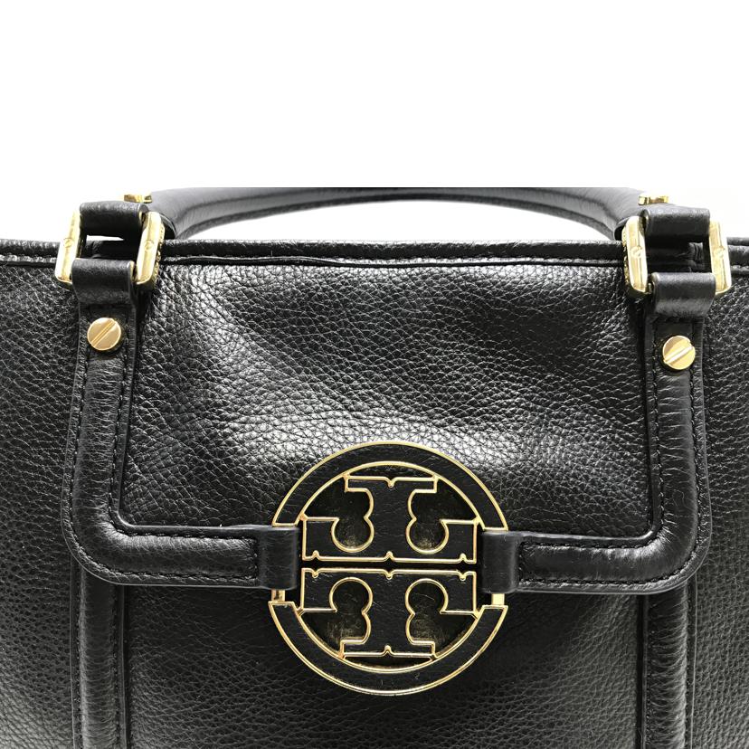 TORY BURCH トリーバーチ/2WAY ハンドバッグアマンダレザーブラック//ABランク/51