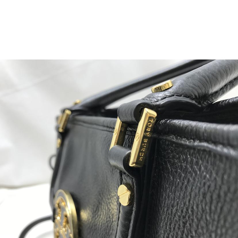 TORY BURCH トリーバーチ/2WAY ハンドバッグアマンダレザーブラック//ABランク/51
