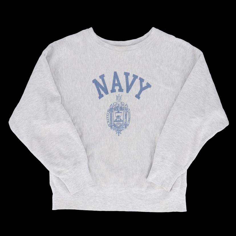 Champion/80’s/リバースウィーブ/NAVY染み込みプリント/トリコタグ/USA製/激レア/ヴィンテージ//ABランク/92