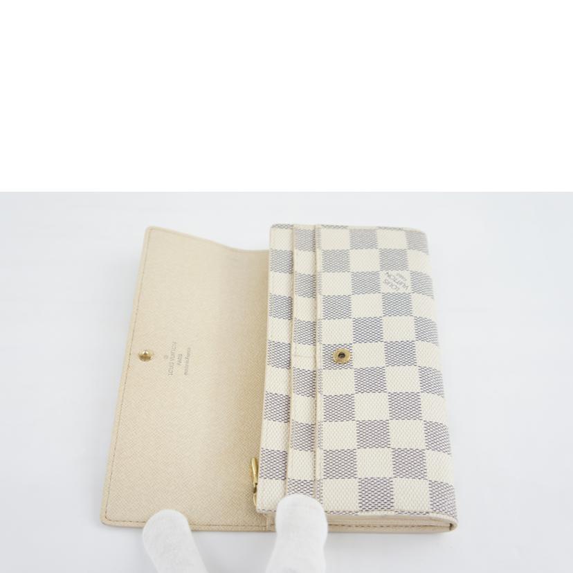 LOUIS　VUITTON ルイ・ヴィトン/ポルトフォイユ・サラ／ダミエ・アズール/N61735//MI2***/ABランク/64