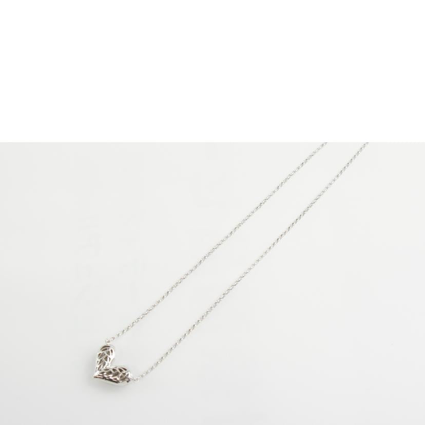 K18WGダイヤネックレス0．85鑑//ABランク/64