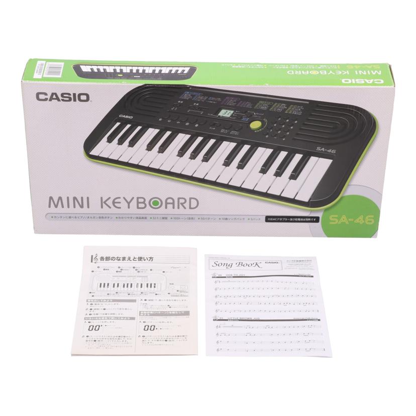 CASIO カシオ/電子キーボード/SA-46//817CAS12L434043/Bランク/69