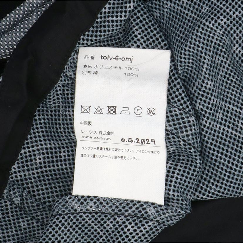 LES　SIX レシス/メッシュハーフジップパーカーブラック／スター総柄//ABランク/92