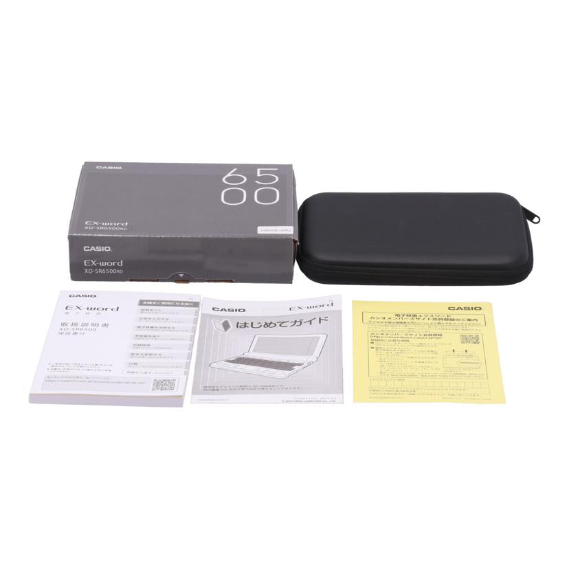 CASIO カシオ　/電子辞書／EX－word/XD-SR6500//310CW92BA048367/ABランク/62