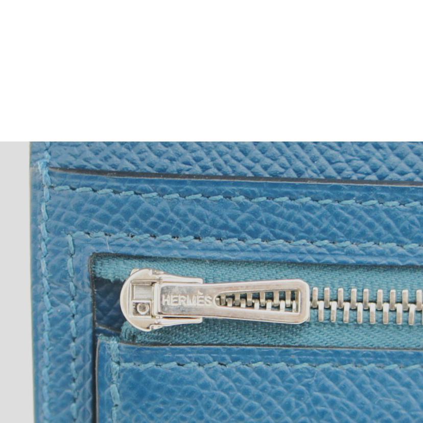 HERMES HERMES/ベアンスフレ／エプソン／コルヴェール・ブルーアトールSV金具//T T**************/ABランク/75