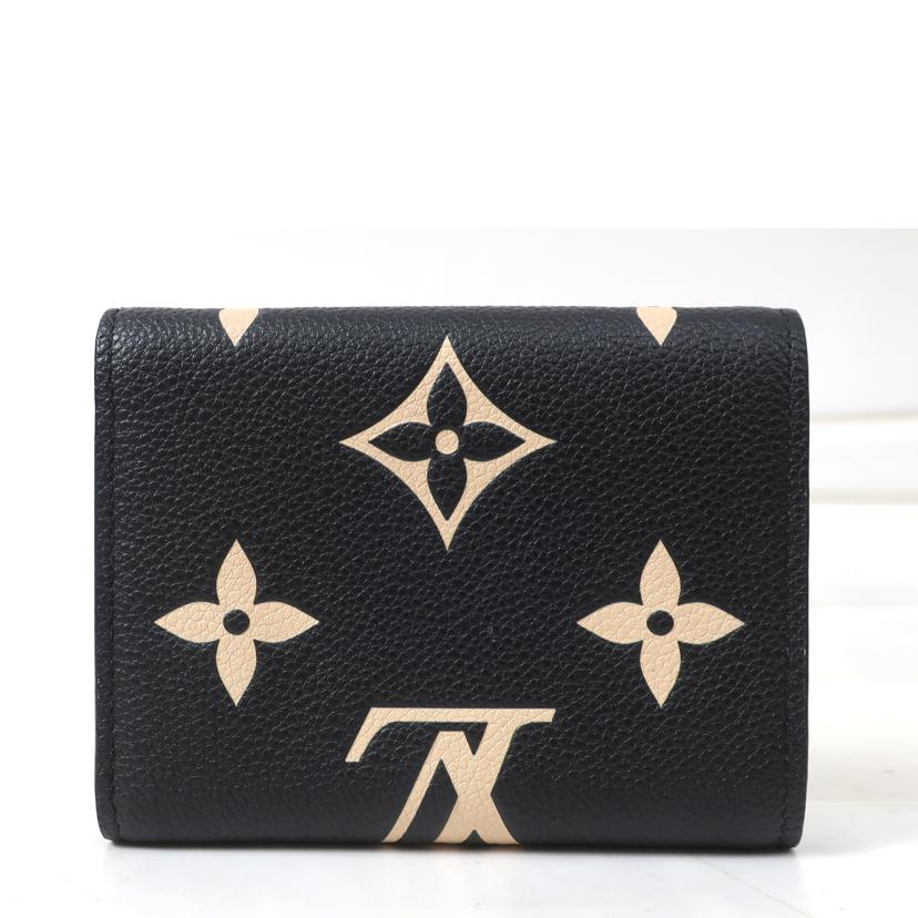 LOUIS VUITTON ルイ・ヴィトン/ポルトフォイユ・ヴィクトリーヌ　三つ折り財布　ブラック/M80968//Aランク/65