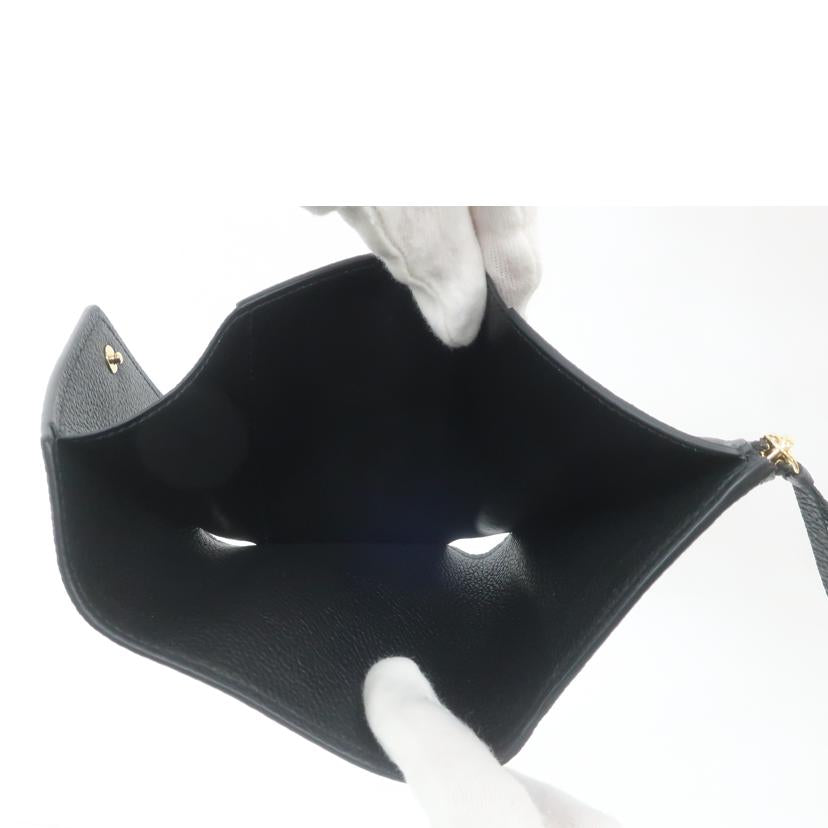 LOUIS VUITTON ルイ・ヴィトン/ポルトフォイユ・ヴィクトリーヌ　三つ折り財布　ブラック/M80968//Aランク/65