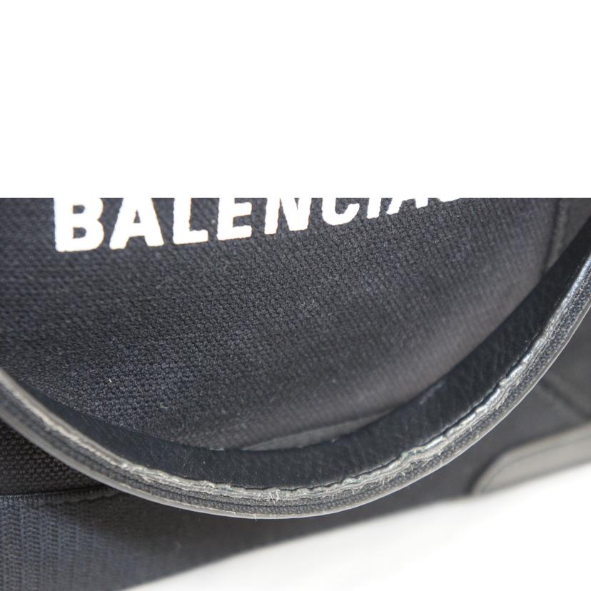 BALENCIAGA バレンシアガ/ネイビーカバスXS／キャンバスミニトート／ポーチ付/390346//Aランク/92