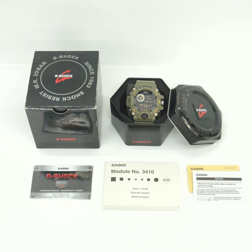 CASIO カシオ/G－SHOCK／RANGEMAN／デジタル／電波ソーラー/GW-9400//202*****/ABランク/77