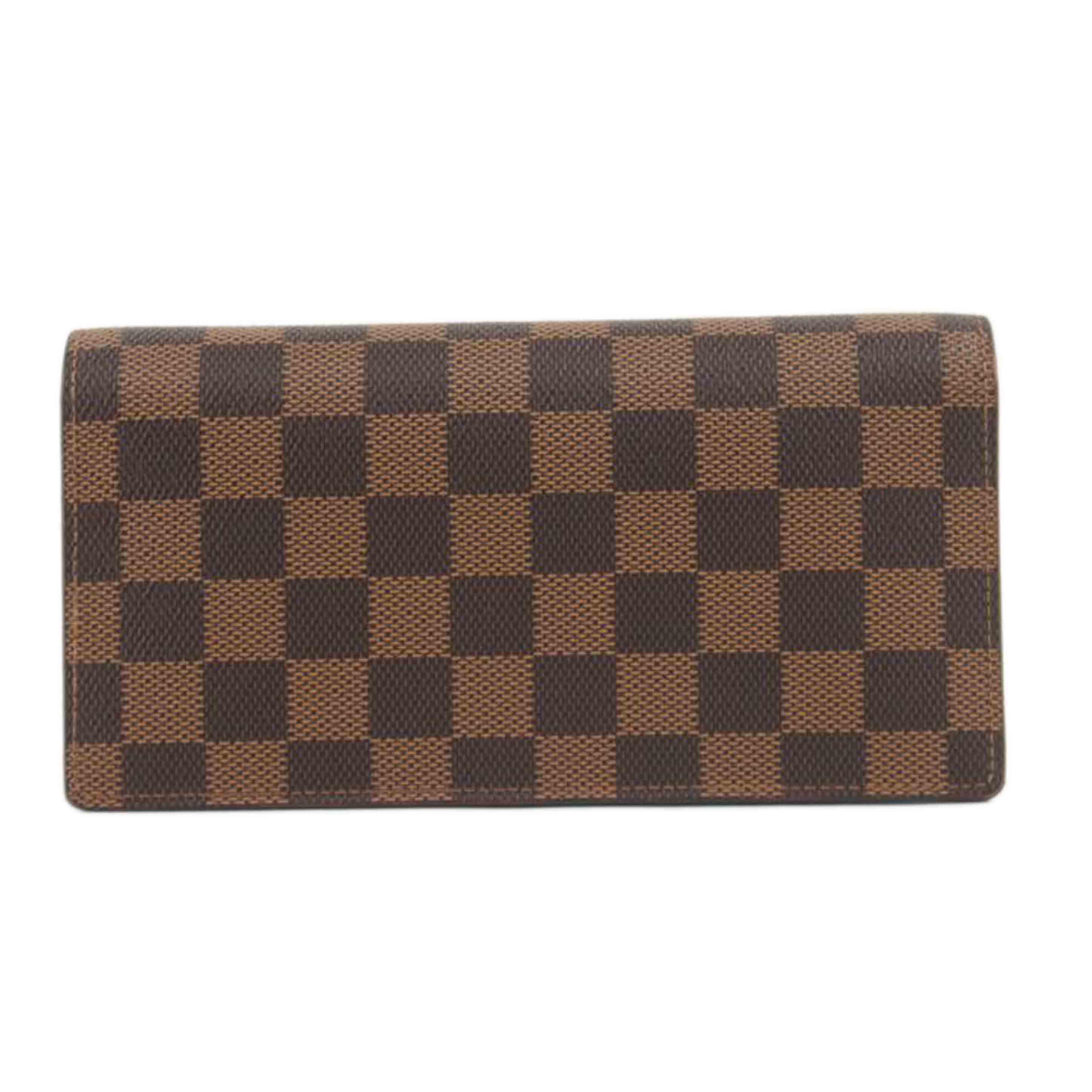 LOUIS　VUITTON ルイ・ヴィトン/ポルトフォイユ・ブラザ　エベヌ／ダミエ/N60017//TN0***/ABランク/64