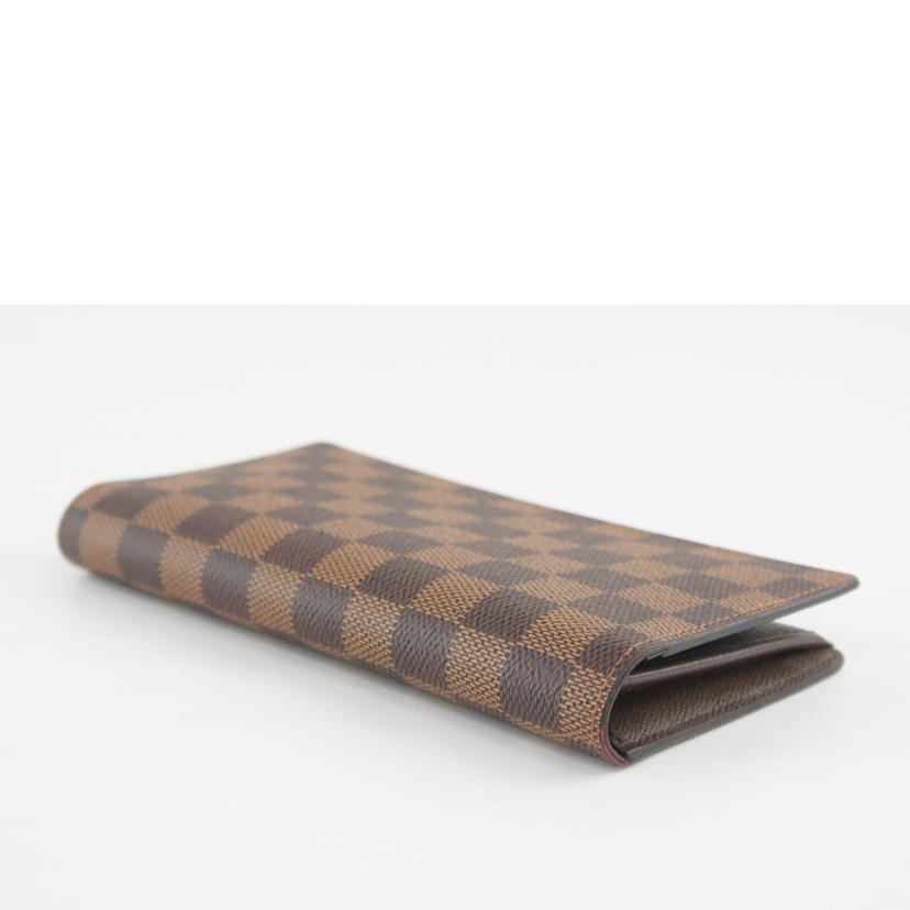 LOUIS　VUITTON ルイ・ヴィトン/ポルトフォイユ・ブラザ　エベヌ／ダミエ/N60017//TN0***/ABランク/64