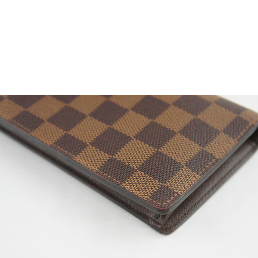 LOUIS　VUITTON ルイ・ヴィトン/ポルトフォイユ・ブラザ　エベヌ／ダミエ/N60017//TN0***/ABランク/64