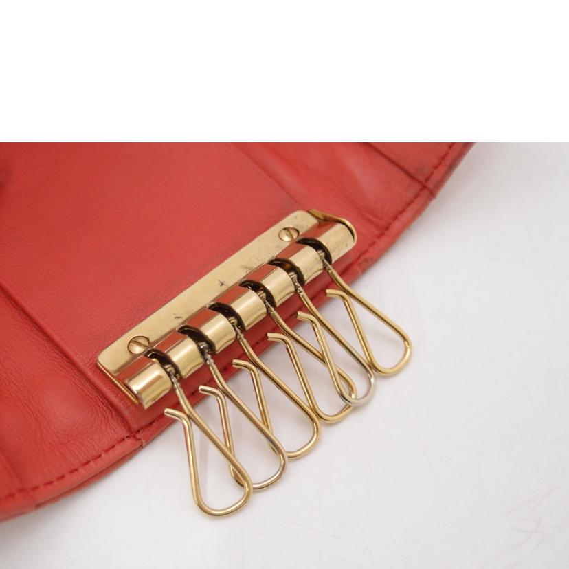 CHANEL シャネル/アイコン6連キーケース／オレンジ系//874****/ABランク/69