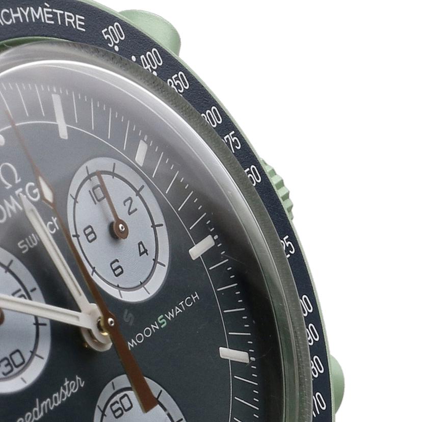 OMEGA×swatch オメガ×スウォッチ/ムーンスウォッチ／MISSION　ON　EARTH／クオーツ/SO33G100//Aランク/94