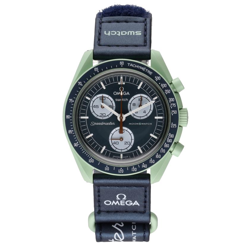 OMEGA×swatch オメガ×スウォッチ/ムーンスウォッチ／MISSION　ON　EARTH／クオーツ/SO33G100//Aランク/94