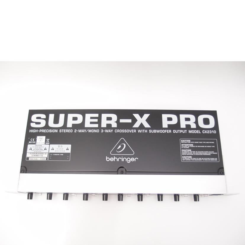 BEHRINGER ベリンガー/クロスオーバー／SUPER－X　PRO/CX2310 V2//S1404801132/Aランク/69