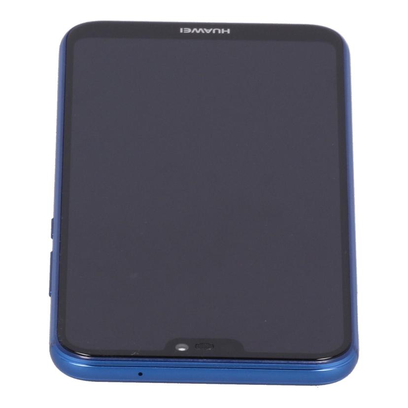 HUAWEI　SoftBank ファーウェイ　/スマートフォン／HUAWEI　P20　lite　32GB/ANE-LX2J//CHR7N18B20000829/Bランク/82