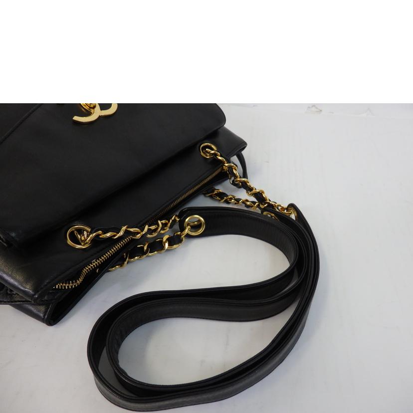 CHANEL シャネル/ココマークチェーンバッグ／黒／ゴールド金具/A05572 //313****/ABランク/84