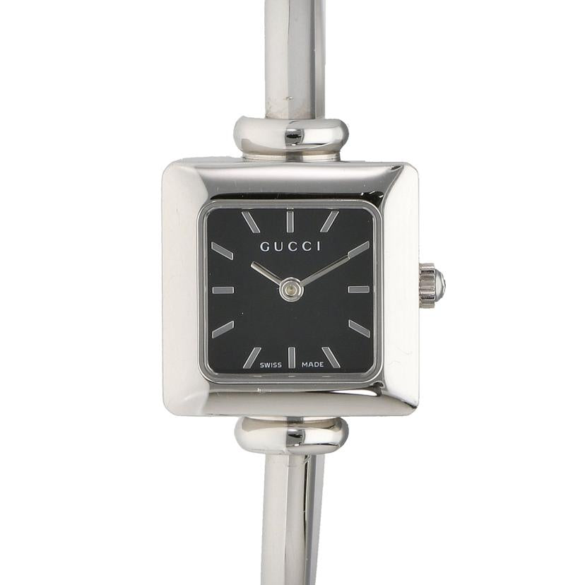 GUCCI グッチ/バングルウォッチ・ブラック／レディース／クオーツ/1900L//182*****/Aランク/92