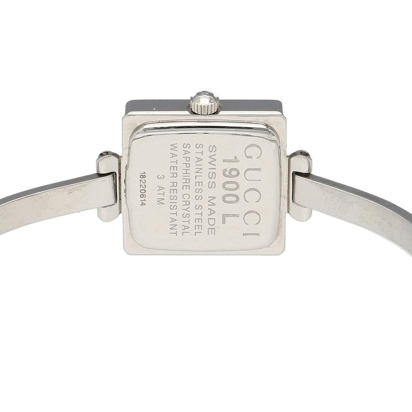 GUCCI グッチ/バングルウォッチ・ブラック／レディース／クオーツ/1900L//182*****/Aランク/92