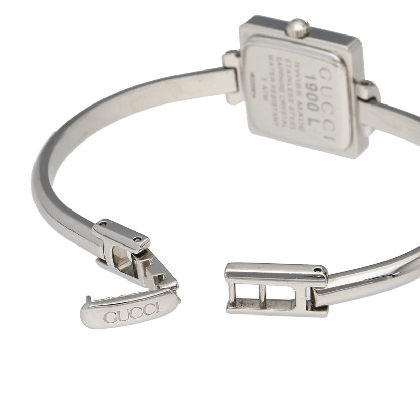 GUCCI グッチ/バングルウォッチ・ブラック／レディース／クオーツ/1900L//182*****/Aランク/92