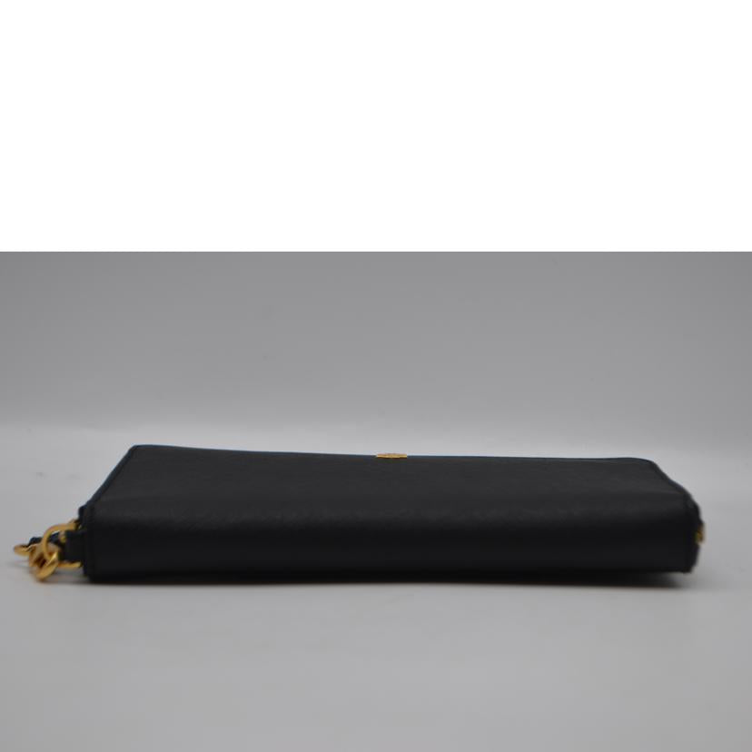 TORY　BURCH トリーバーチ/エマーソンラウンドファスナー長財布／ブラック/136110 001//Aランク/89