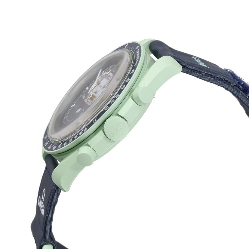 OMEGA×swatch オメガ×スウォッチ/ムーンスウォッチ／MISSION　ON　EARTH／クオーツ/SO33G100//Aランク/62