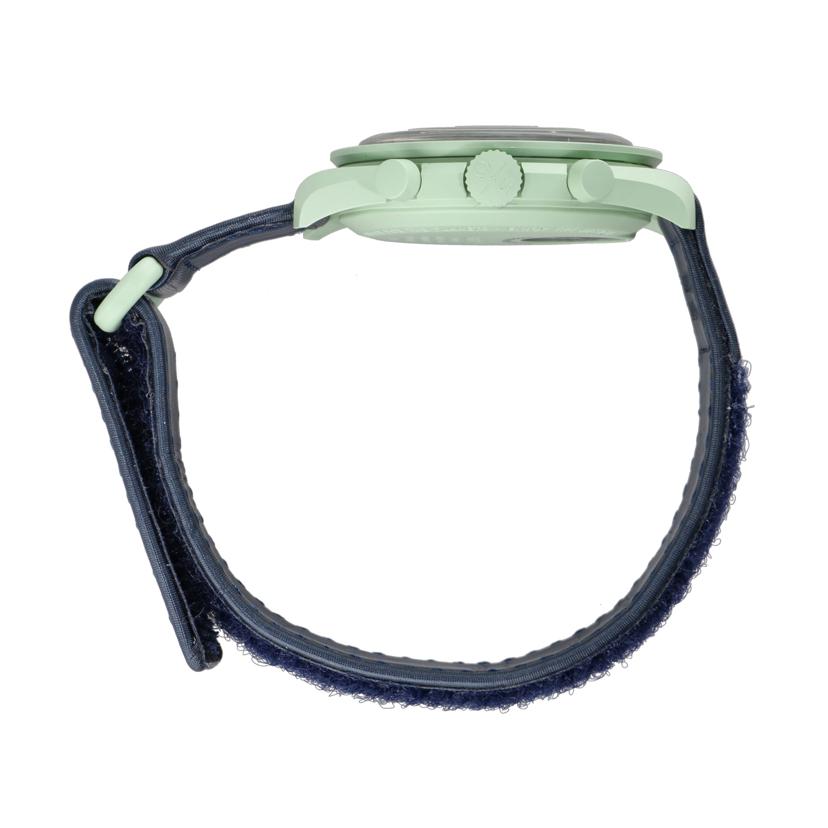 OMEGA×swatch オメガ×スウォッチ/ムーンスウォッチ／MISSION　ON　EARTH／クオーツ/SO33G100//Aランク/62