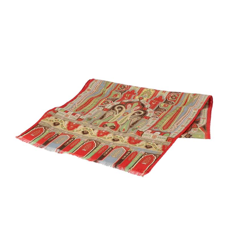 ETRO　 エトロ/ETRO　ウール混スカーフ小　レッド//Bランク/78