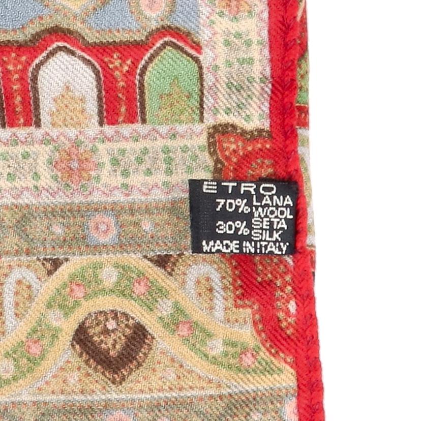 ETRO　 エトロ/ETRO　ウール混スカーフ小　レッド//Bランク/78