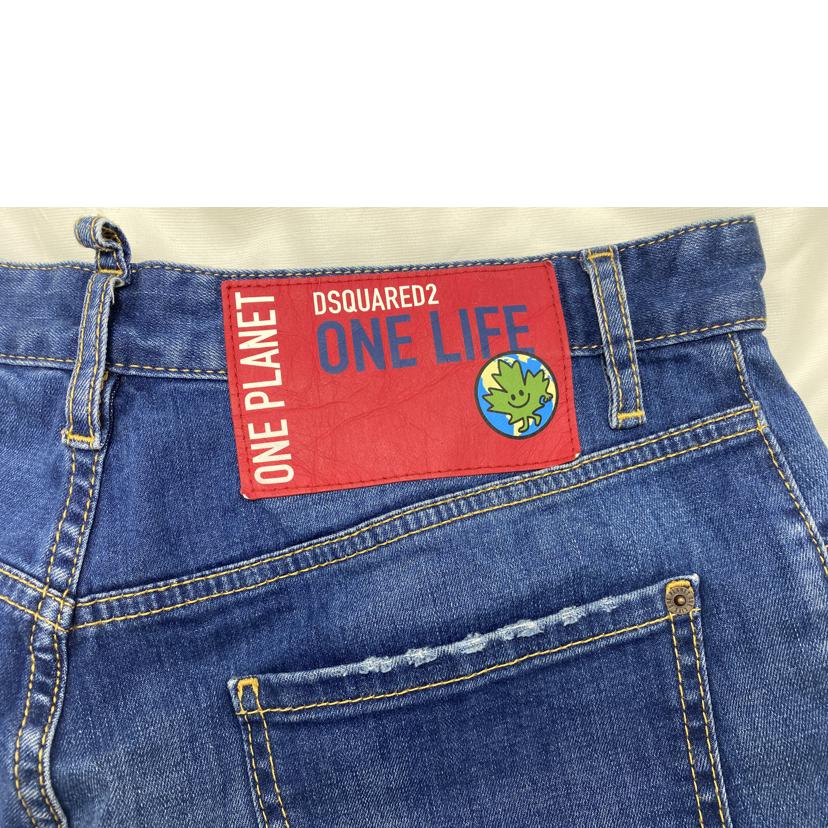 DSQUARED2 ディースクエアード/デニムハーフパンツ ダメージ加工 /S78MU0041//ABランク/51