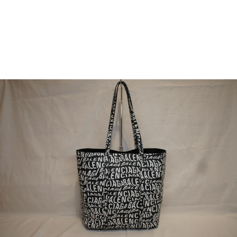 BALENCIAGA　 バレンシアガ/エブリデイトートXS／総柄ロゴ/551810//100**********/Aランク/92