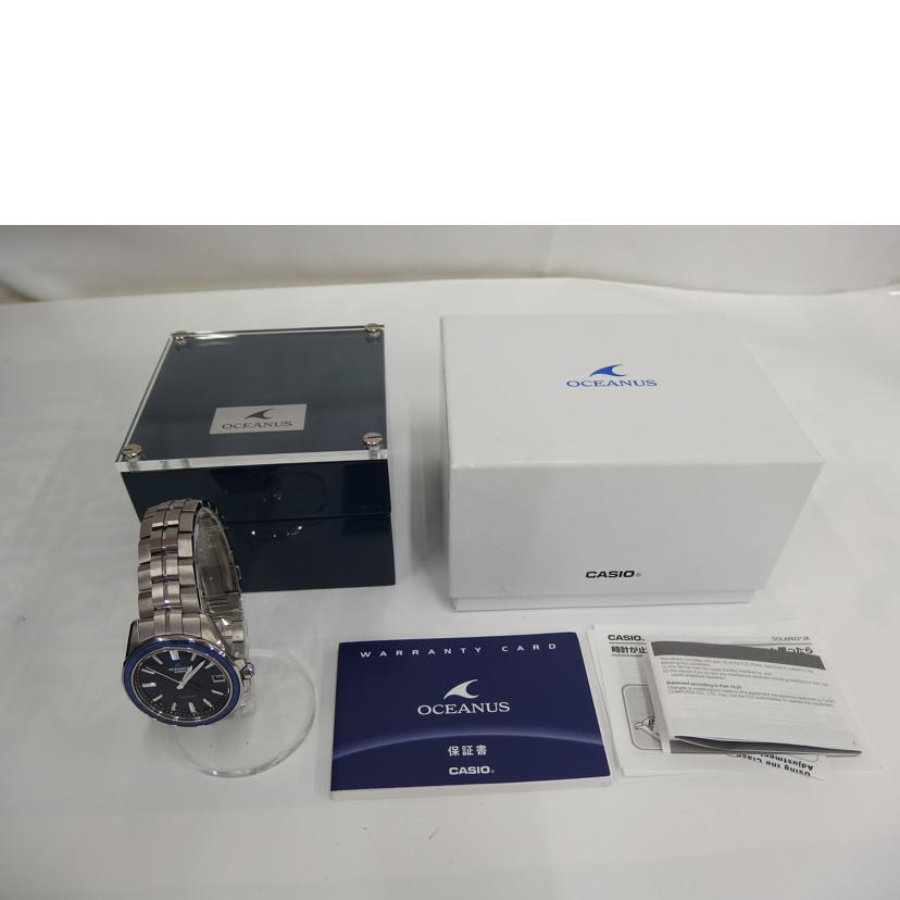 CASIO カシオ/オシアナス・マンタ／電波ソーラー/OCW-S400-2AJF//001*****/ABランク/82