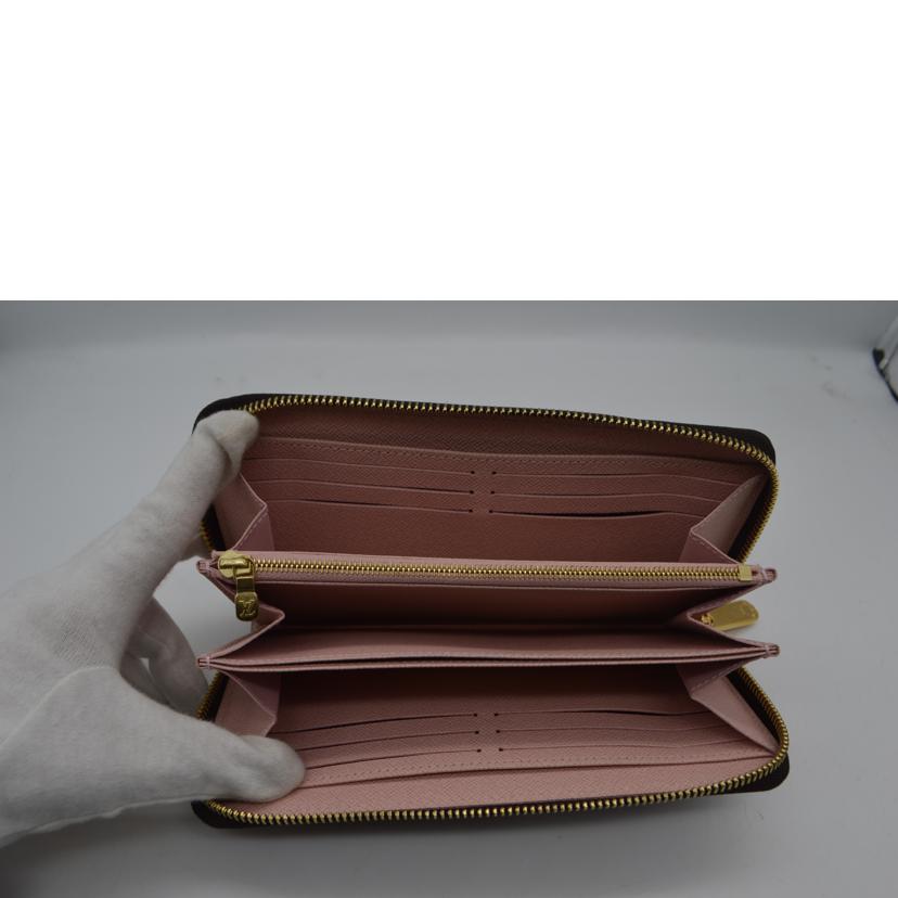LOUIS VUITTON ルイヴィトン/ジッピーウォレット新型／ダミエ／ローズバレリーヌ/N60046//RFI****/SAランク/89