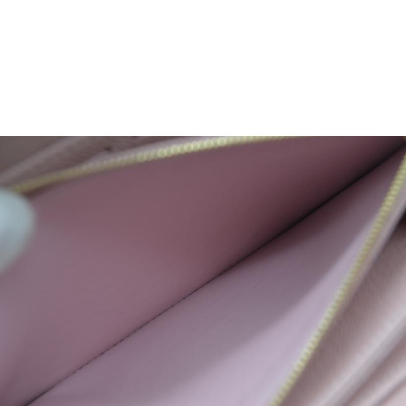 LOUIS VUITTON ルイヴィトン/ジッピーウォレット新型／ダミエ／ローズバレリーヌ/N60046//RFI****/SAランク/89