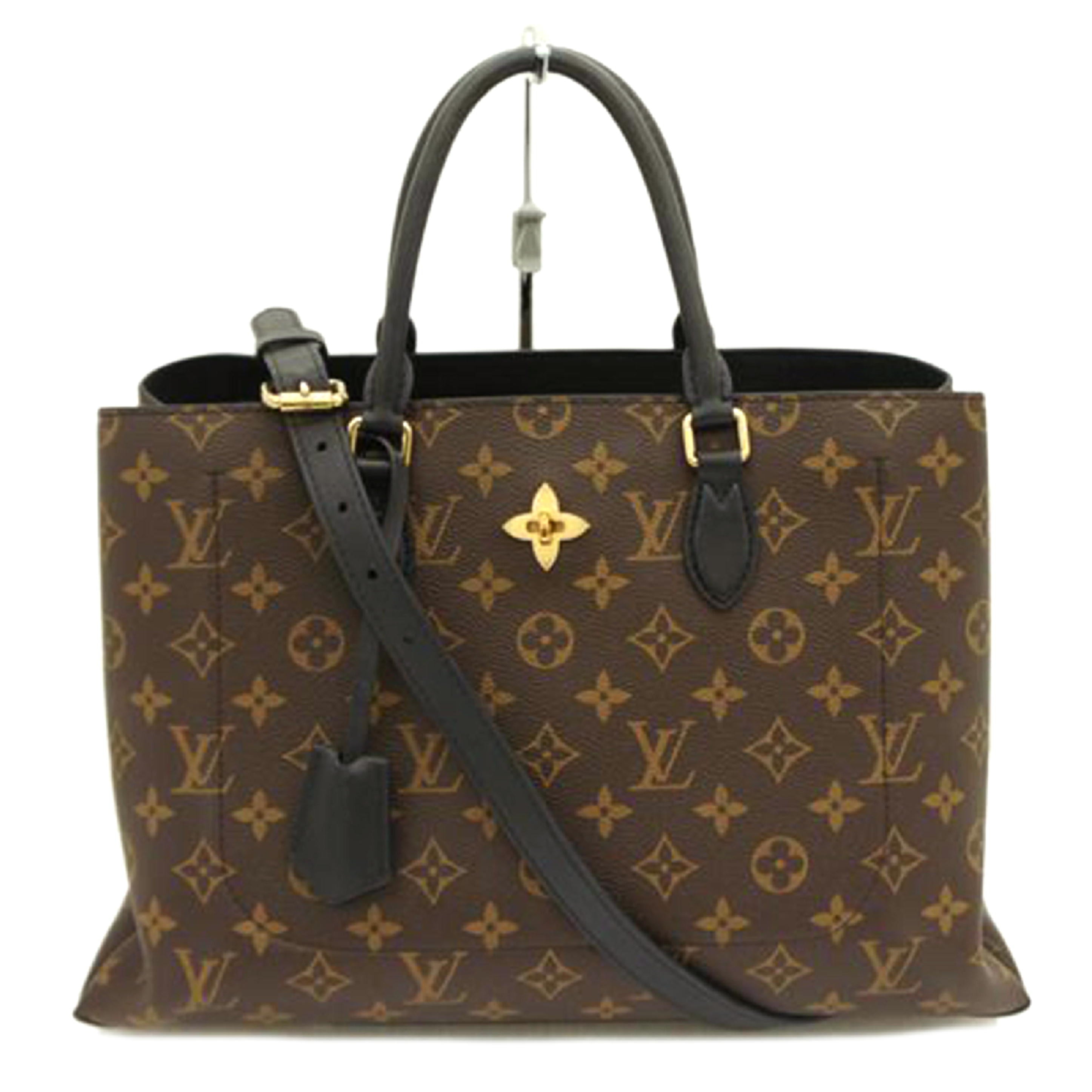 LOUIS　VUITTON ルイヴィトン/フラワートート／モノグラム／ノワール/M43550//AH1***/ABランク/01