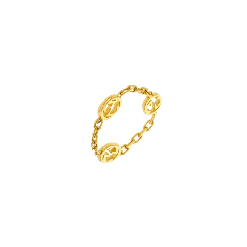 GUCCI グッチ/750／インターロッキングGソフトチェーンリング//ｻｲｽﾞ:10.5/Aランク/91