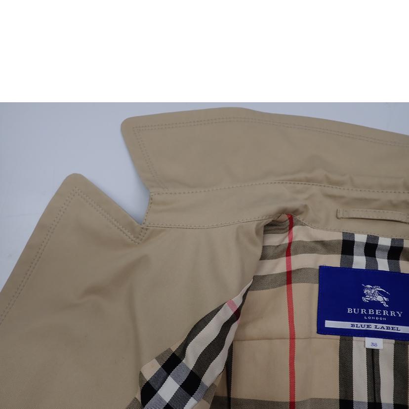BURBERRY　BLUELABEL バーバリーブルーレーベル/★BURBERRY　BLUE　LABELショートトレンチJKT　//38/Bランク/62