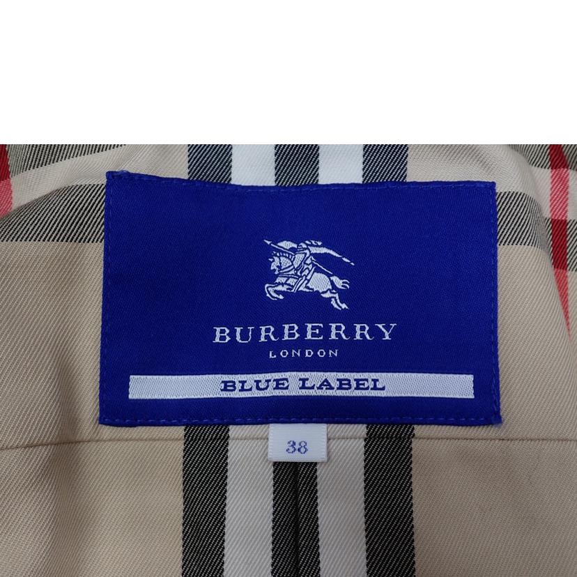 BURBERRY　BLUELABEL バーバリーブルーレーベル/★BURBERRY　BLUE　LABELショートトレンチJKT　//38/Bランク/62