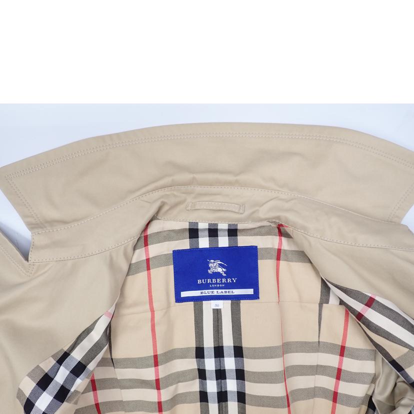 BURBERRY　BLUELABEL バーバリーブルーレーベル/★BURBERRY　BLUE　LABELショートトレンチJKT　//38/Bランク/62
