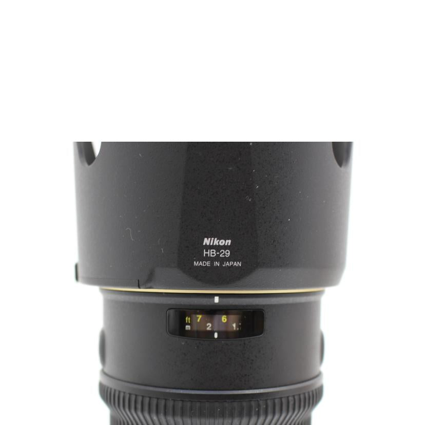 Nikon ニコン/交換レンズ／AF－S　VR　ED　70－200／2．8G/AF-S  ED70-200/2.8//401588/ABランク/75