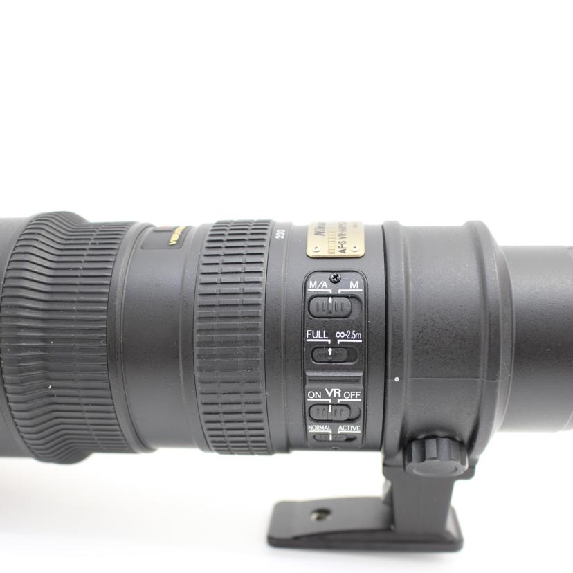 Nikon ニコン/交換レンズ／AF－S　VR　ED　70－200／2．8G/AF-S  ED70-200/2.8//401588/ABランク/75
