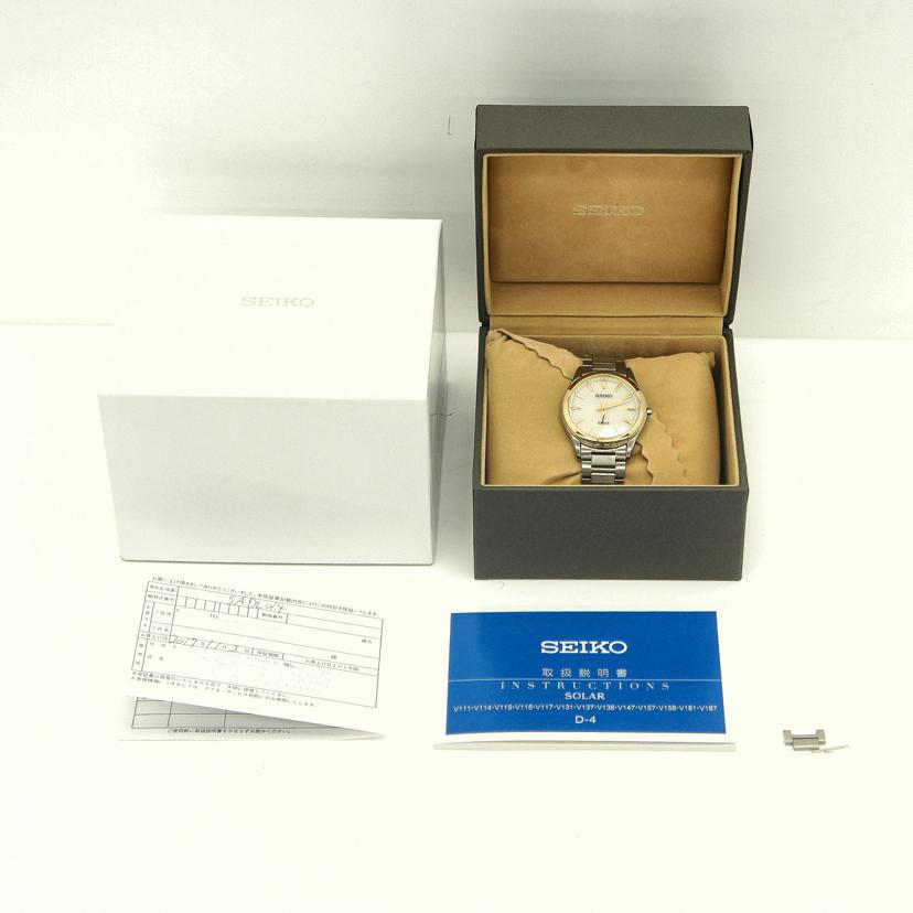 SEIKO セイコー/DOLCE　／　ソーラー　／　メンズ/V131-OAEO//910***/ABランク/81