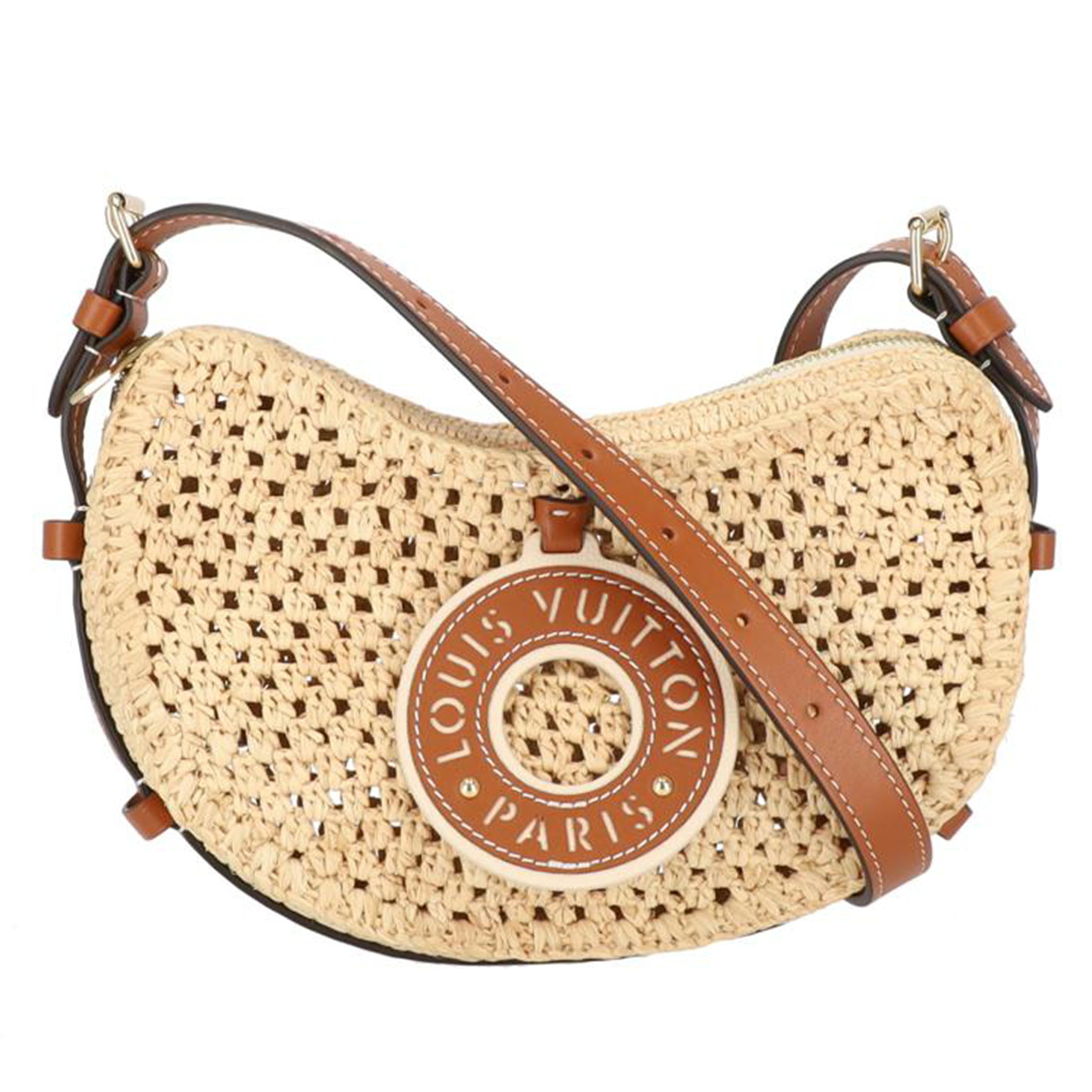 LOUIS VUITTON ルイ・ヴィトン/クロワッサン/ナチュラルラフィア/タン/M24811/RFI*/SAランク/70【中古】 LOUIS VUITTON ルイヴィトン/ブランドバッグ・小物｜WonderREX-ONLINE